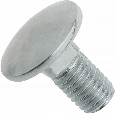 Болт мебельный метрический DIN 603 10x20 мм вес клас прочности 4,6 Expert Fix