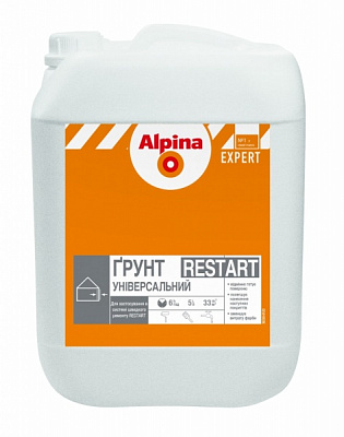 Грунт универсальная Alpina EXPERT RESTART 5 кг 5 л 