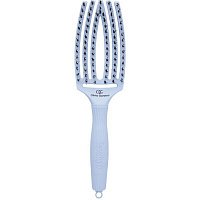 Щітка для волосся масажна Olivia Garden Finger Brush Combo Medium Pastel blue OGBFCPB