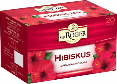 Чай Sir Roger Цветок Гибискуса 20 шт. 40 г 