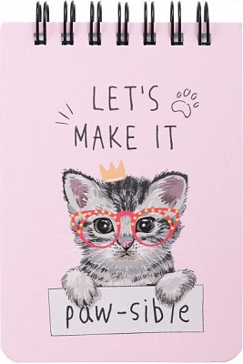 Блокнот Сучасні коти у бізнесі 10,5x7,5 см