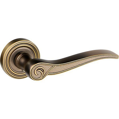 Ручка на розетке MVM А-2012 матовая бронза