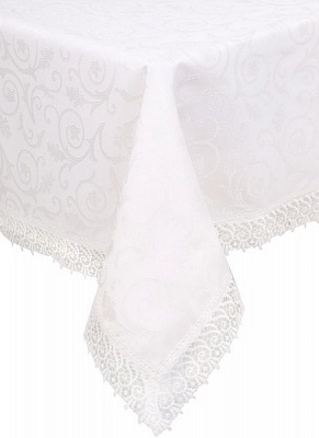 Скатертина KDK 160x300 см кремовий Karna
