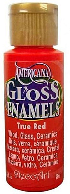 Фарба для скла та кераміки Americana червоний 59 мл DecoArt
