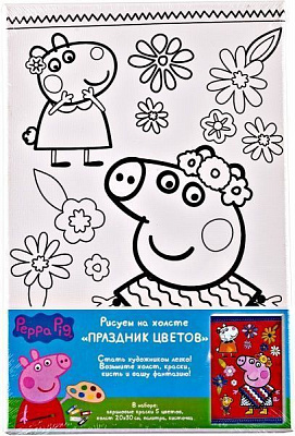 Книга «Розпис по полотну,тм «Peppa Pig» (30520)»