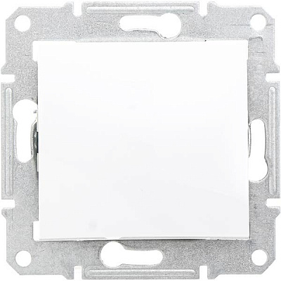 Выключатель проходной одноклавишный Schneider Electric Sedna 10 А 250В IP20 белый SDN0400121