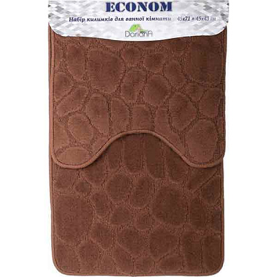 Набор ковриков Dariana Econom JD 664 шоколад