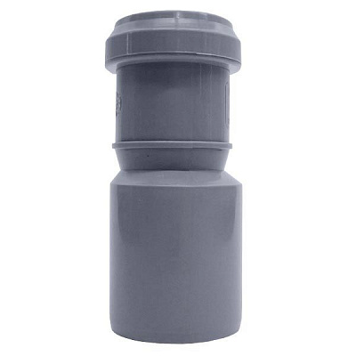 Редукция канализационная Европласт 50х32 мм 180° серая