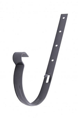Кронштейн желоба металлический PROFiL 90 мм графит 