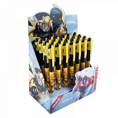 Ручка масляная KITE Трансформер синяя 