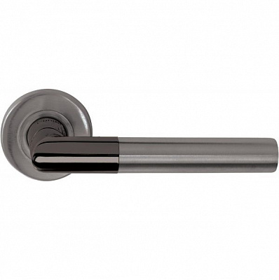 Ручка на розетке condi collection 103 PVD матовый хром/черный