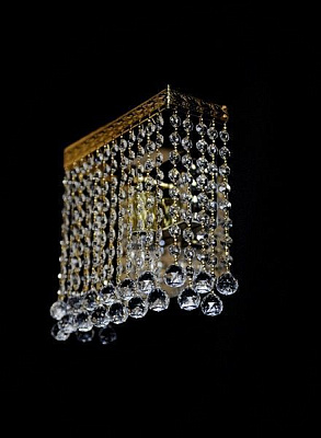 Бра Crystal Life 1x40 Вт E14 золото AP920/1-А20GO 