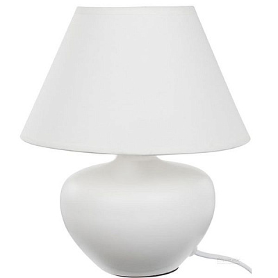 Настільна лампа декоративна Accento lighting 1x40 Вт E14 білий ALT-T-D3268S WH