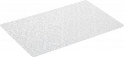 Коврик для сервировки Вензель 43,5x28 см белый Flamberg