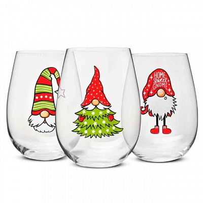 Набор стаканов Krosno рождественских God Jul 500 мл 3 шт.
