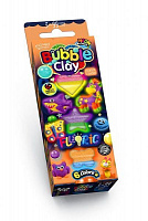 Набір для творчості Danko Toys BUBBLE CLAY FLUORIC 6 кольорів укр. (30) в асортименті