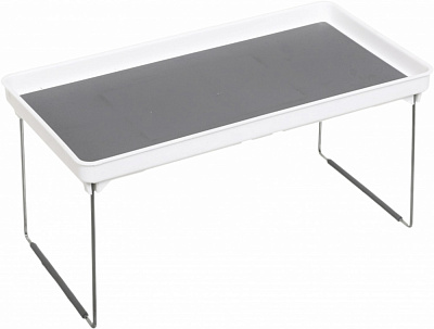 Полка Flamberg для хранения складная 36х19х18 см серый с белым Foldable shelf