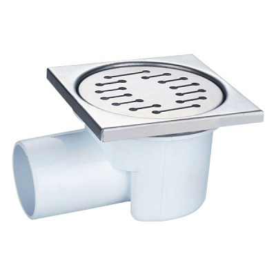 Душевой трап Water House Т50П с прямым отводом 50мм