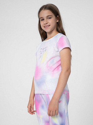Футболка 4F TSHIRT F382 4FJSS23TTSHF382-91A р.128 разноцветный