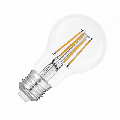 Лампа світлодіодна LIGHT SET LS A60 8 Вт E27 2700 К 220 В прозора