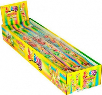 Конфеты жевательные Elvan Jelaxy Liquorice belt Радуга 15 г