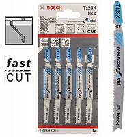 Набор пилочек для электролобзика Bosch Металл 10 шт.