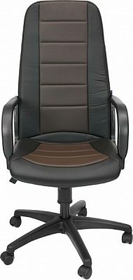 Кресло Nowy Styl Turbo (CH) ECO-30/ECO-31 черно-коричневый 