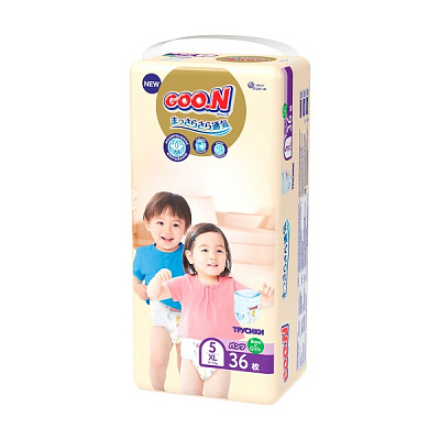 Підгузки-трусики Goon Premium Soft 12-17 кг 5 (XL) 36 шт.