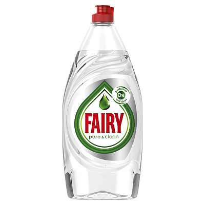 Засіб для ручного миття посуду Fairy Pure&Clean 0,9л