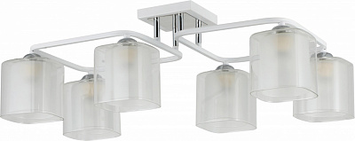 Люстра потолочная Sensio Eridanus 6x40 Вт E27 белый ALG-07553/6