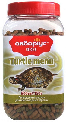 Корм Акваріус для черепах Меню 150 г