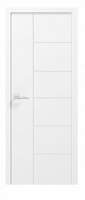 Дверное полотно Rodos Paint-3 ПГ 800 мм белый матовый 