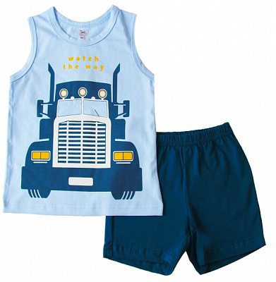 Піжама для хлопчиків Smil р.110 блакитний 104514