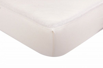 Простирадло на резинці трикотажне 90x200 см кремовий Homeline