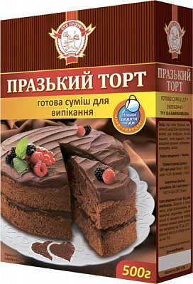 Смесь для выпекания Пражский торт 500 г Сто пудов 