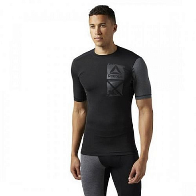 Футболка Reebok ACTIVCHILL GRAPHIC BR9571 XL черный