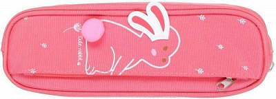 Пенал школьный Зайчонок красный