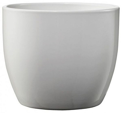 Вазон керамический Soendgen 0069-0027-2399 круглый 3 л серебряный 