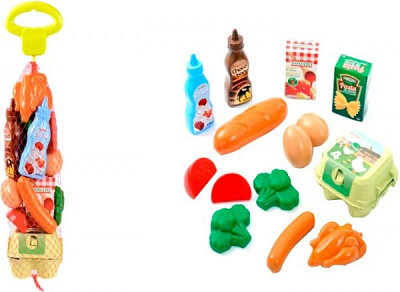 Ігровий набір Ecoiffier Продукти в сітці 000950