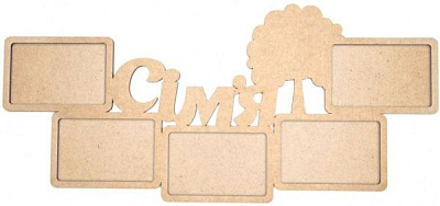 Заготовка рамка Семья Rosa Talent 