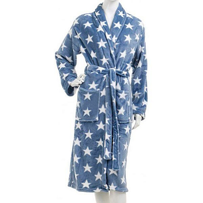 Халат домашний La Nuit Старз XS голубой
