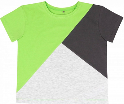 Футболка для хлопчиків Bembi ФБ869 р.104 салатовий із сірим 24869011039.TX0