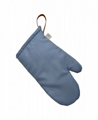 Рукавичка-прихватка Сіро-блакитна 18x31 см сірий Прованс