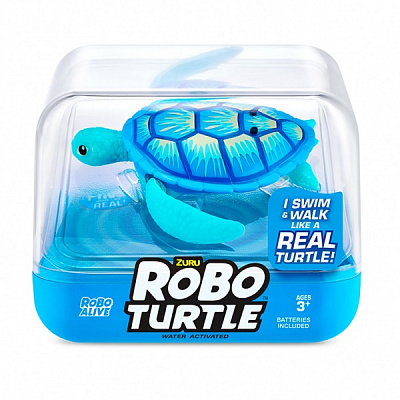 Игрушка интерактивная ROBO ALIVE Робочерепаха (голубая) 7192UQ1-1