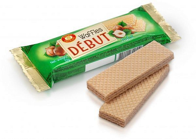 Вафлі ДЕБЮТ горіхові 32 г