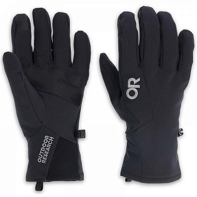 Варежки Outdoor Research MEN'S SURESHOT SOFTSHELL GLOVES 300022-0001 р. M черный