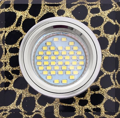 Светильник точечный Blitz G5.3 черный с золотистым BL005SI/35CH 