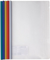 Папка с планкой-зажимом 6 мм А4 140 мкм цвет в ассортименте