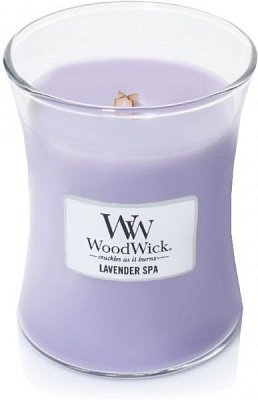 Свеча ароматическая Woodwick Ellipse Lavender Spa 453 г 