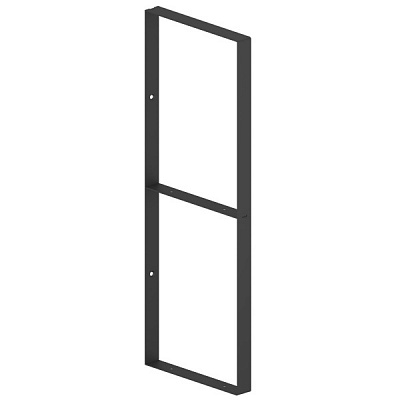 Кронштейн для полиць Valore Подвійний прямокутник Loft SB-DR-21